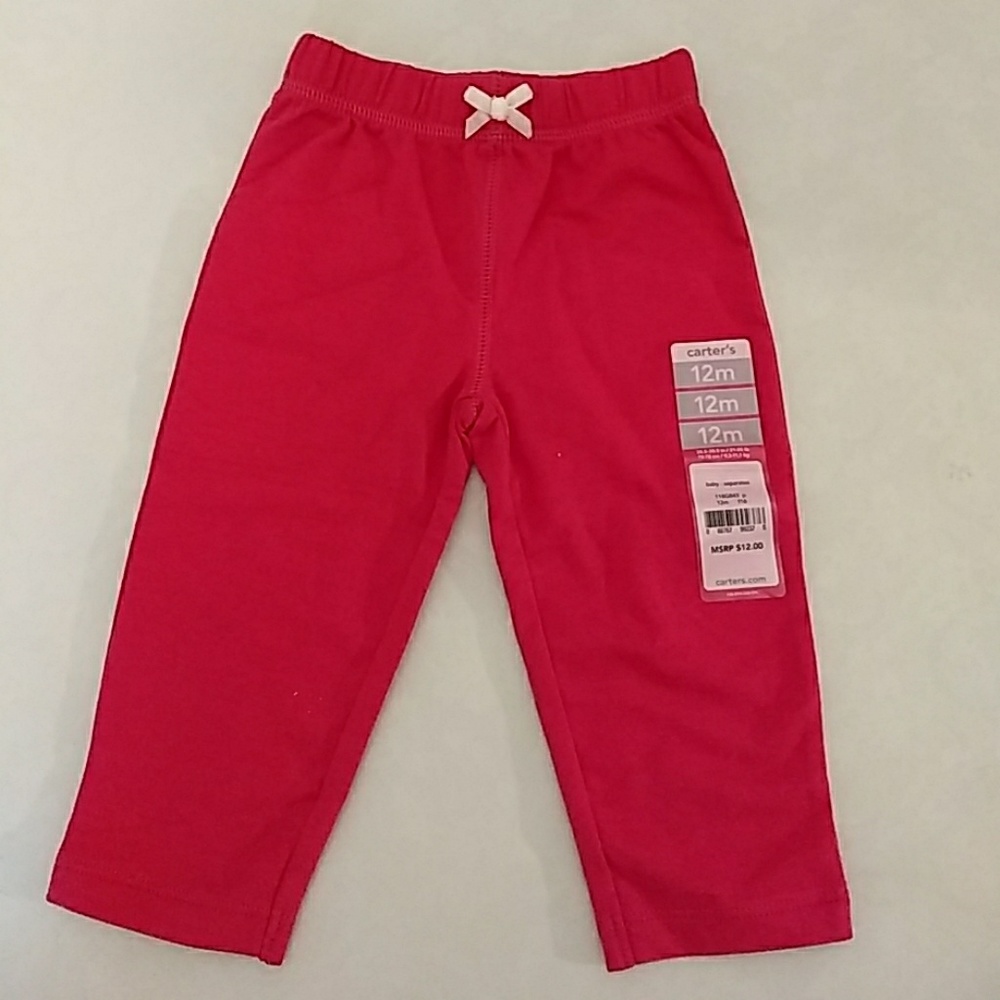 Girls 12 mo pink pants